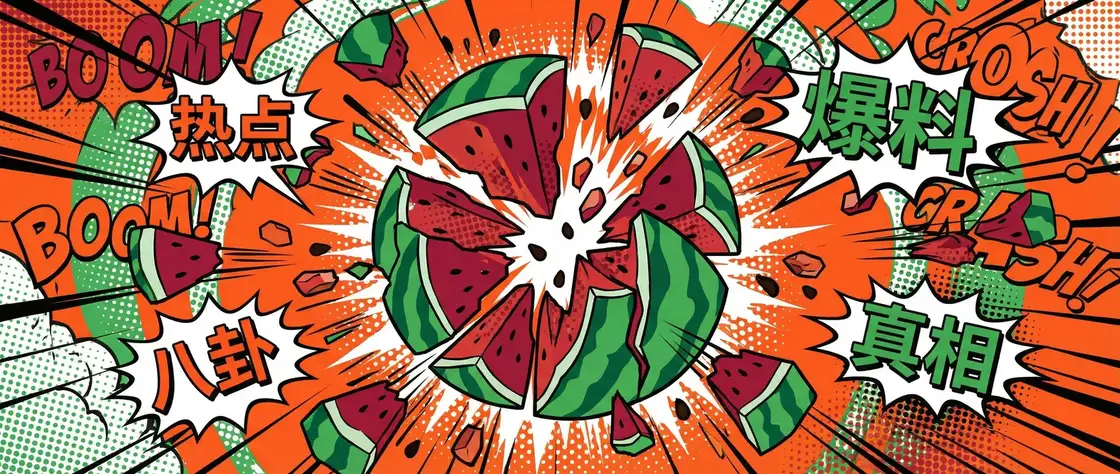 扣扣传媒 今日头瓜爆炸漫画横幅